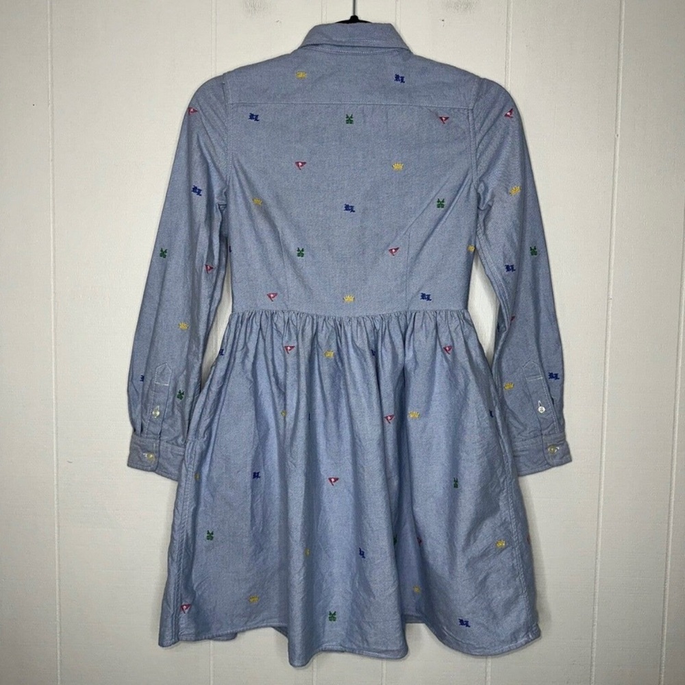 Polo Ralph Lauren Girl’s Chambray Denim Shirt Dress Size 14 worn twice